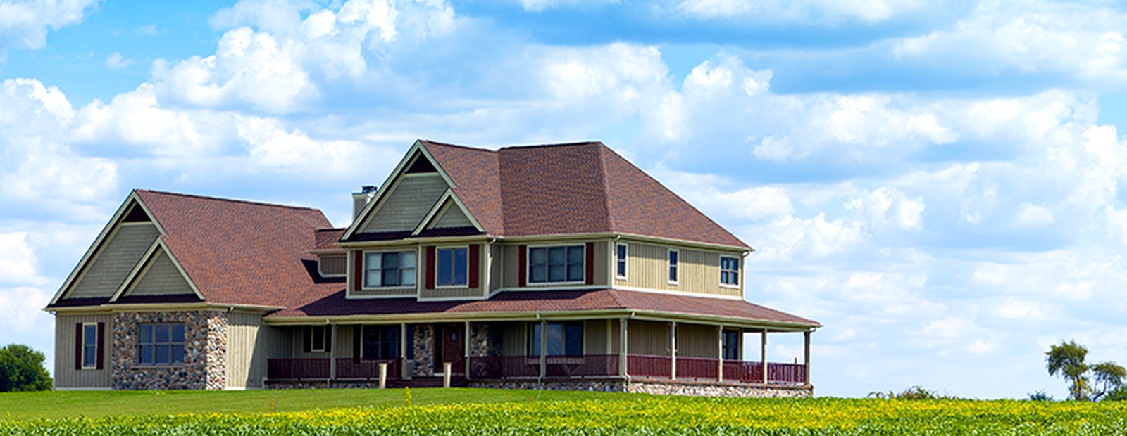 South Dakota farmhouse