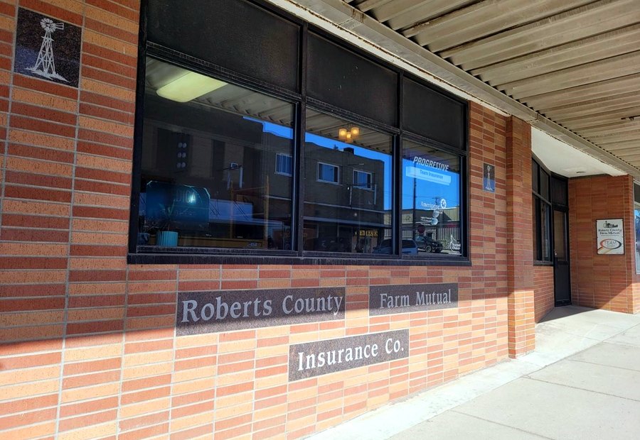 The Roberts County Farm Mutual Insurance office in Sisseton, South Dakota